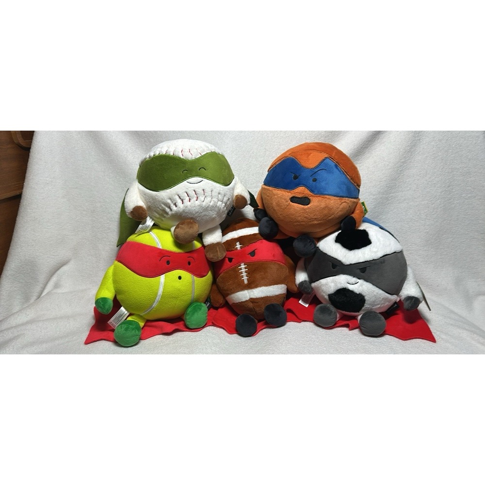 Lot of Five FAO Schwarz sports stuffed animals new with tags heroes of the game